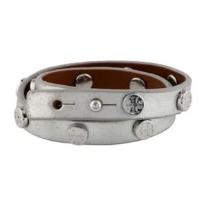 Tory Burch Wrap Bracelet Silver